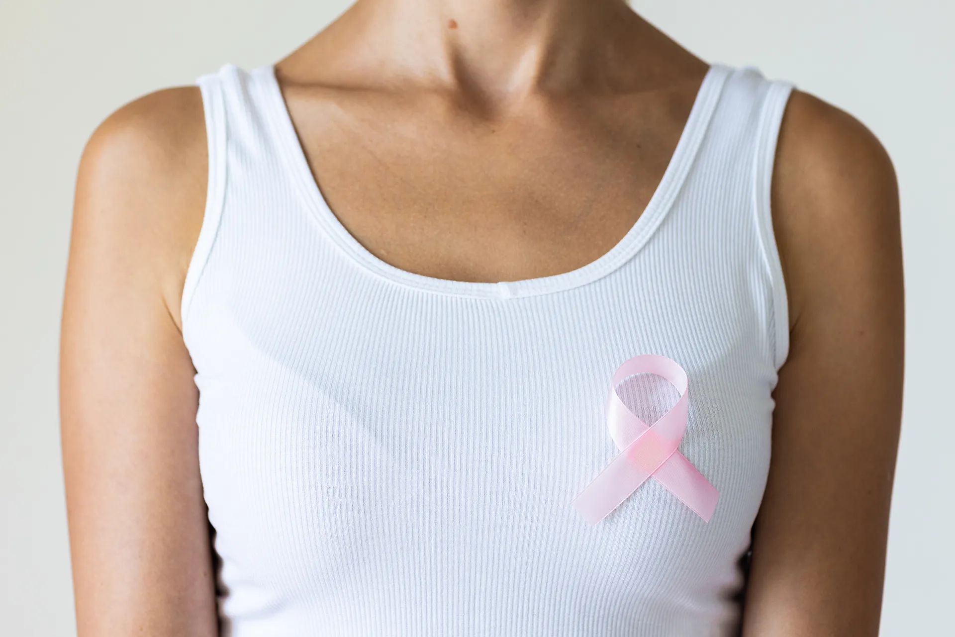 woman with pink ribbon symbol of breast cancer awa 2023 11 27 05 12 12 utc